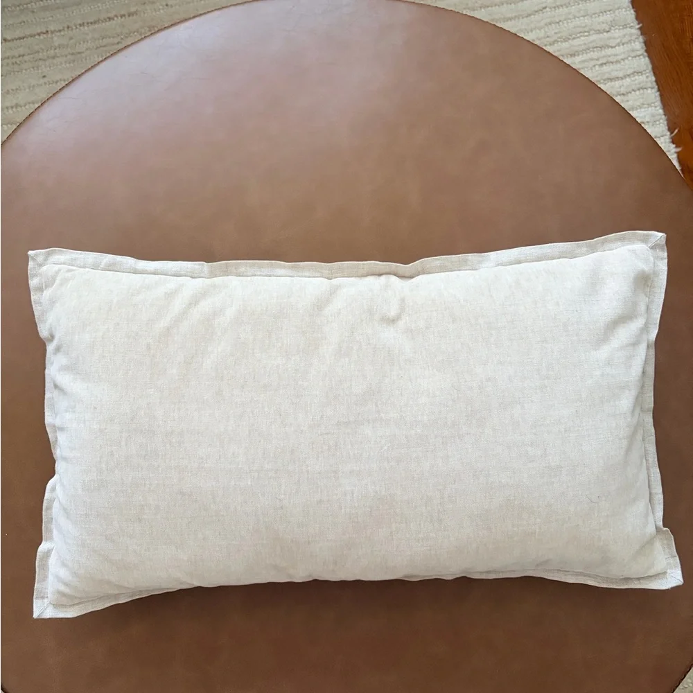 West Elm Classic Cotton Velvet Pillow Cover - Sand 12x2